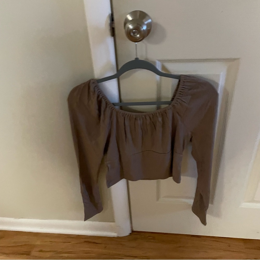 Madewell Square Neck Long Sleeve Top - Picture 5 of 6